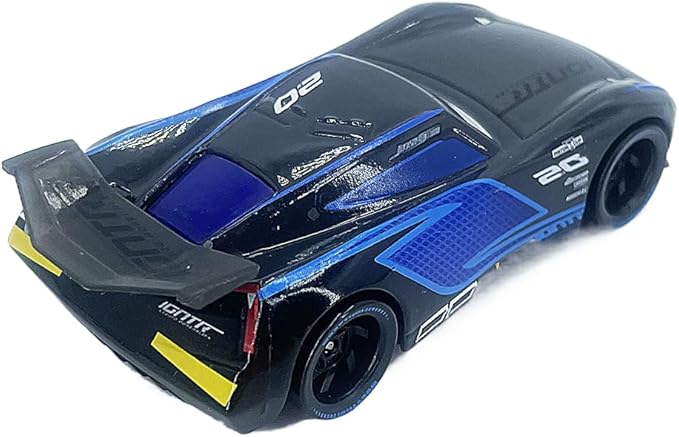 Portable Mini Toy Car and Truck Set 1:55 Diecast Model Metal Body Racers for Preschool Kids Ages 3+ Years (20Black)