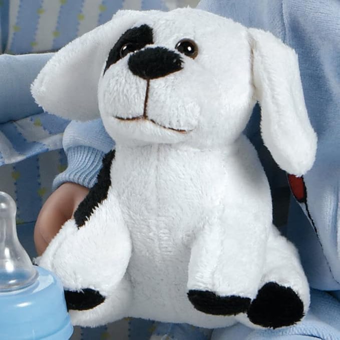 Paradise Galleries 17 Inch Realistic Reborn Baby Boy Doll with Plush Pup and Bassinet Gift Set for Kids and Adults – Finn & Sparky