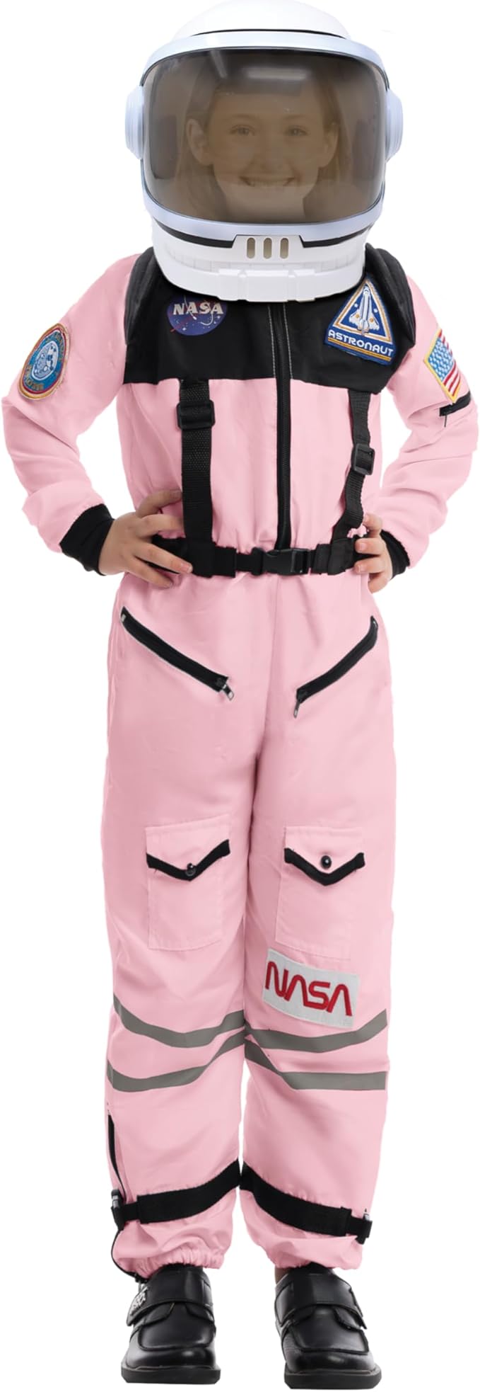 Spooktacular Creations Astronaut Costume with Helmet, Space Suit for Toddler, Kids Astronaut Halloween Costume for Cosplay