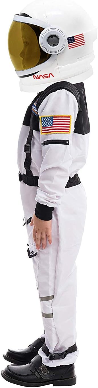 Spooktacular Creations Astronaut Costume with Helmet, Space Suit for Toddler, Kids Astronaut Halloween Costume for Cosplay