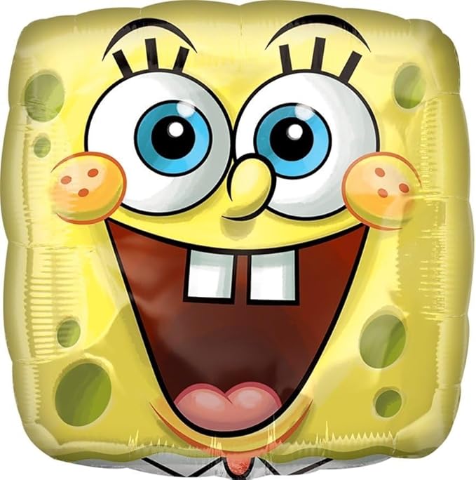 Spongebobs 9th Birthday Party Supplies 8pc Foil Balloons Bouquet Decorations