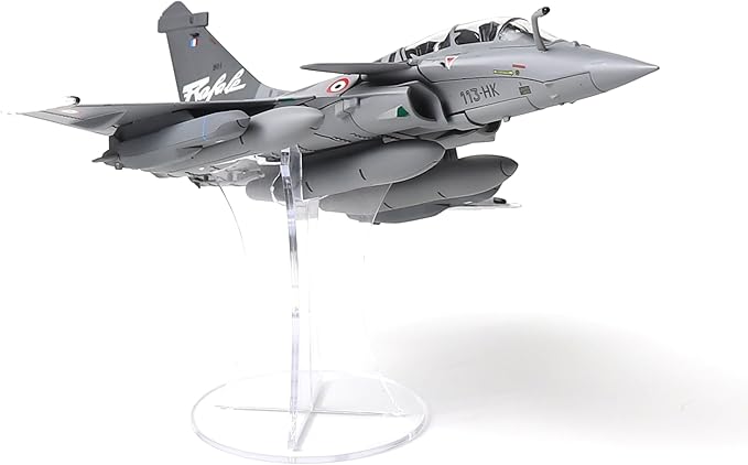 1/72 French Dassault Rafale B NATO Tiger Diecast Metal Fighter Jet Model Kits Pre-Build Replica Military for Display Collection or Gift (Camouflage)