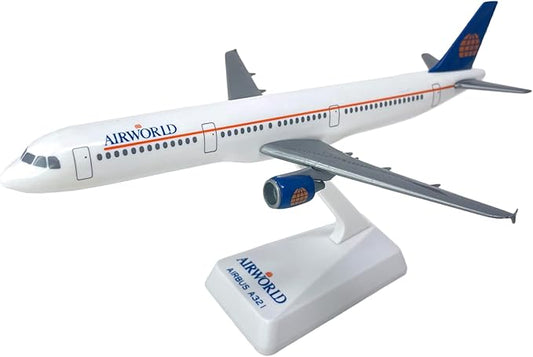 Flight Miniatures Airworld A321-200 1:200 Scale - Plastic Snap-Fit Model Airplane - Collectible Replica of Airworld Airlines Aircraft - Part# AAB-32100H-006
