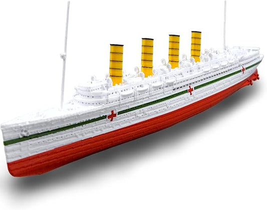 12" Prebuilt Display Model Ship (HMHS Mauretania 1ft length Model)