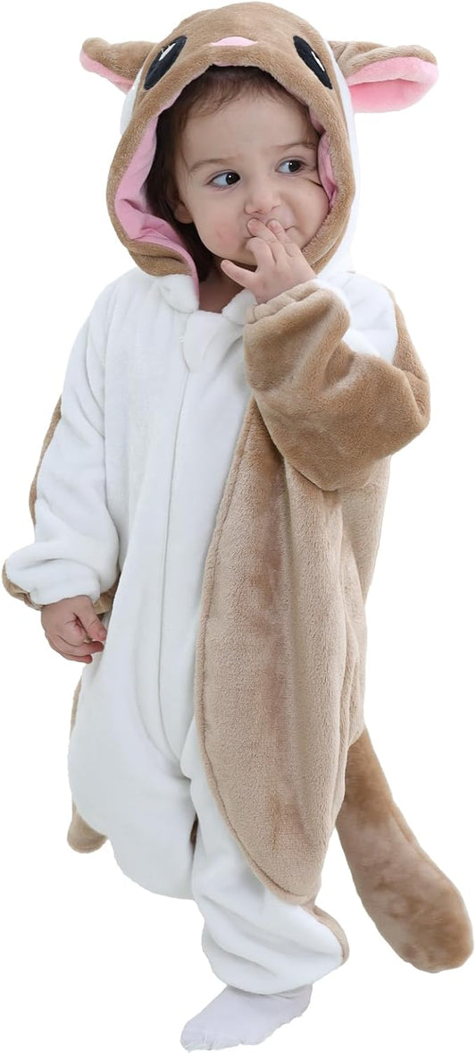 Dream cosplay Unisex Baby Costume,Baby Flannel Animal Halloween Home Clothing