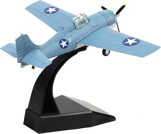 1/72 F4F Wild Cat USA Fighter Model World War II Vintage Warplane Metal Diecast Aircraft Military Display Airplane for Display Collection or Gift