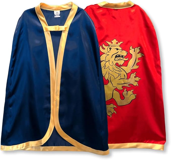 Liontouch Medieval Noble Knight Satin Toy Cape for Kids | Part of A Kid's Costume Line