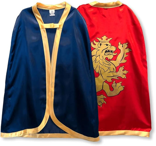Liontouch Medieval Noble Knight Satin Toy Cape for Kids | Part of A Kid's Costume Line