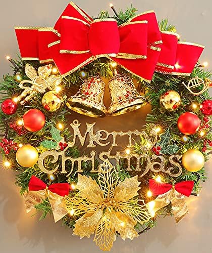 Christmas Lights - Battery Operated String Lights 33ft 100LED Outdoor String Light with Timer & 8 Modes, LED String Lights for Indoor Outdoor Wreath Christmas Wedding Party Decor, Warm White, 2 Pack