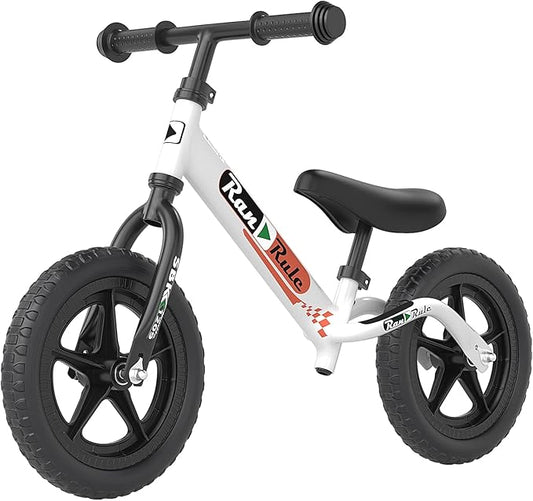 RoyalBaby Toddler Balance Bike for 2 to 5 Years Old Boys Girls Toys Gift, Lightweight Adjustable Seat and Handlebar Training Bicycle 12 Inch Wheel