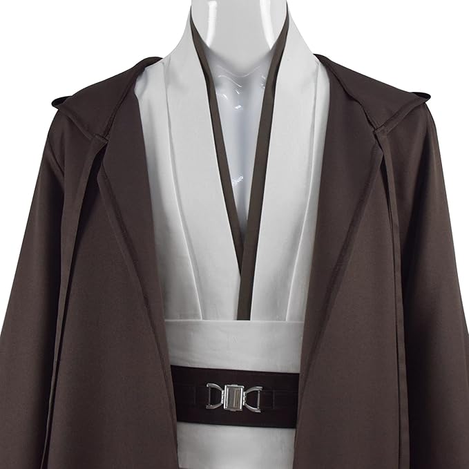 Adult Tunic Costume for Jedi Outfit Skywalker Halloween Cosplay Costume Hooded Robe Cloak Full Set Uniform