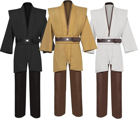 Knight Costume Adult Men's Tunic Hooded Robe Outfits Halloween Cosplay Uniform