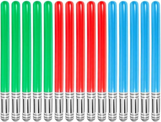 15PCS Inflatable lightsaber - Halloween/Christmas Party Bags Stocking Stuffers Favors Inflatable Swords for Star Wars Themed Party,Cosplay Party