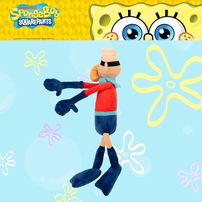 Collectibles Spongebob Squarepants Barnacle Boy Bedding Super Soft Cozy Decorative Cuddle Pillow, (Officially Licensed Product) By Franco