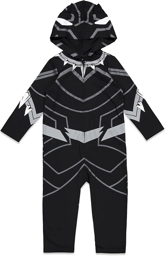 Marvel Avengers Spider-Verse Spider-Man Venom Iron Man Zip Up Cosplay Coverall Newborn to Little Kid