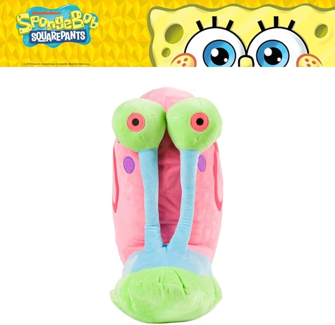 Spongebob Squarepants Gary The Snail Plush Cuddle Pillow, Super Soft & Cozy, 20" Tall, (Officially Licensed Product) by Franco Collectibles