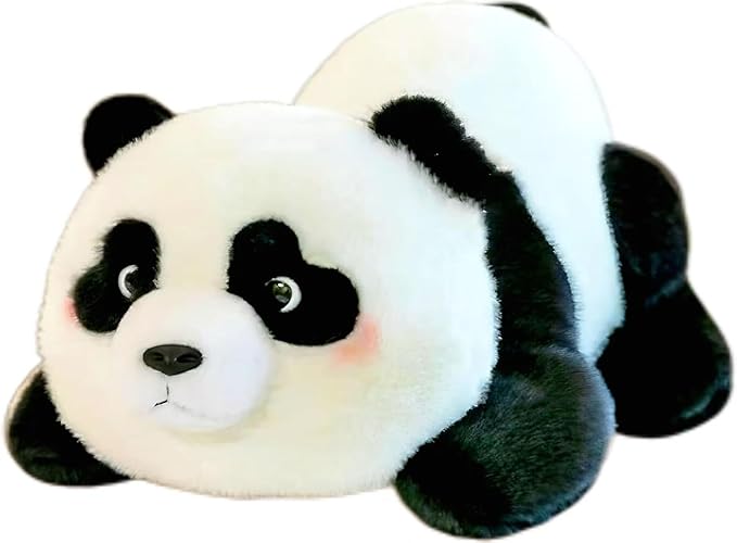 Panda Stuffed Animal, Soft Plush Toys, Cute Doll Gift for Kids Boy Girl Birthday Christmas, Flushies for Animal Panda
