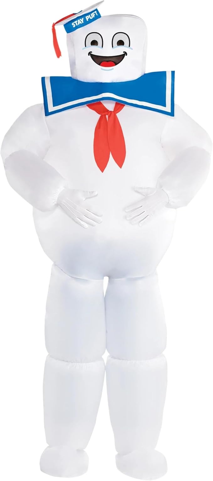 Amscan Adorable White Baby Ghostbusters Stay Puft Costume Set (Standard Size) 1 Pack - Premium Material & Uniquely Designed - Perfect For Themed Parties, Halloween & Fun Photoshoots