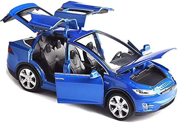 1:32 Scale Car Model X90 Alloy 1/32 Diecast Model Car w/Sound & Light Pull Back Model Mini Vehicles Toys for Kids Gift Lovers Collection