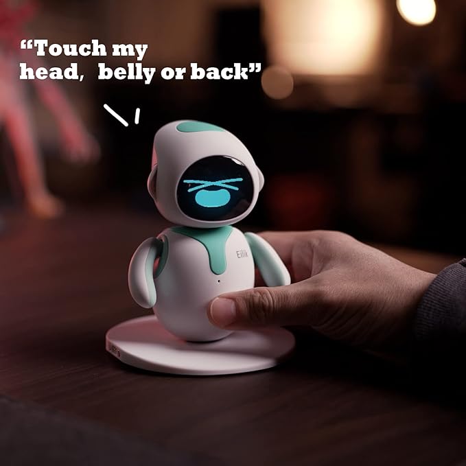 Eilik – Cute Robot Pets for Kids and Adults, Your Perfect Interactive Companion at Home or Workspace, Unique Gifts for Girls & Boys.