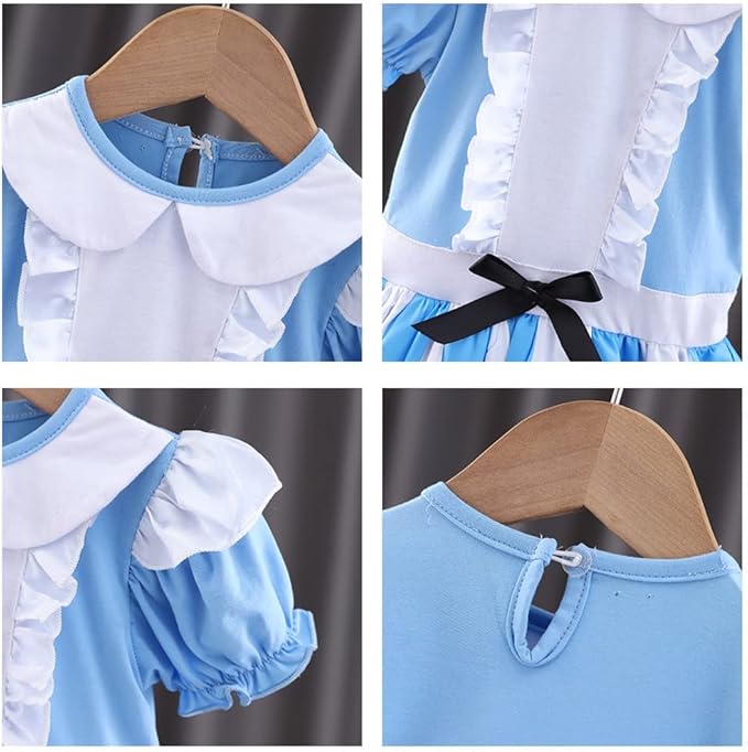 DYMCII Baby Girls Princess Ballet Dress Short Sleeve Leotards Skirted Tutu Dancewear Halloween Christmas Party Fancy Costume