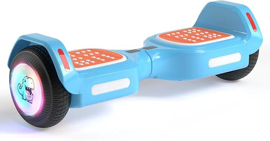 6.5" Bluetooth Scooter, LED Lights & APP & Music Speaker, Long Battery Life, Gifts for Kids & Adults & Girls & Boys, for All Ages