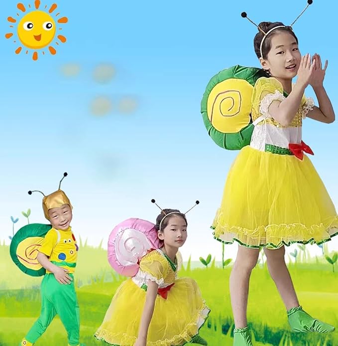 Snail Shell with Snail Headband Cute Pink Shell Halloween Cosplay Party Costumes