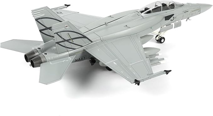 1/72 F/A-18F Ultimate Hornet Diecast Alloy Aircraft Model F18F Fighter Jet Simulation Model Kit Military Aircraft Model with Bracket for Collection and Gift