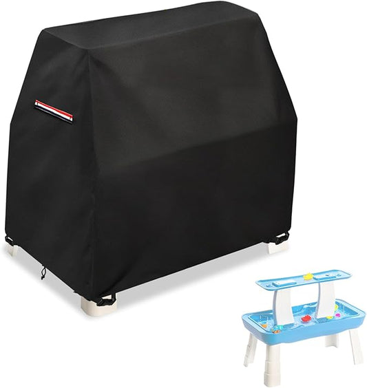 Kids Water Table Cover,Outdoor Heavy Duty 600D Waterproof Anti-UV Toddler Water Play Table Cover,Compatible with GoSports Splash Station Water Table ﻿