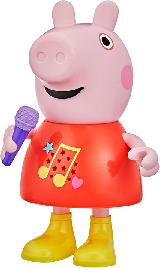 PEPPA PIG Talk & Sing Peppa Doll, Musical Toy with 50+ Sounds, Phrases, and Songs, Preschool Toys for 3 Year Old Girls and Boys and Up