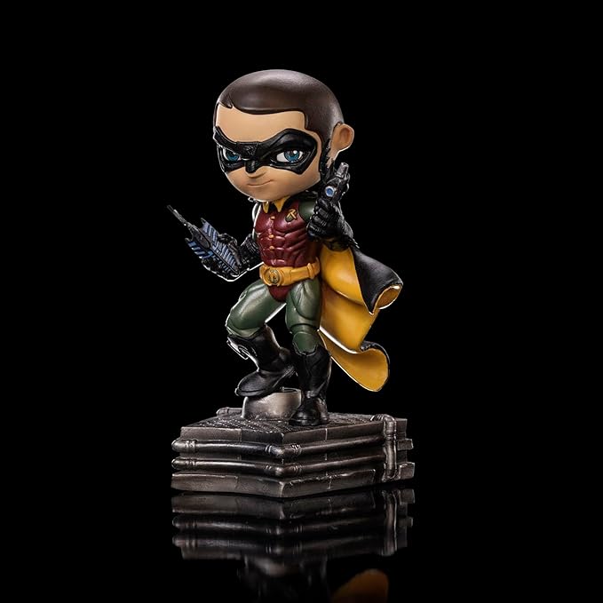 Iron Studios Statue Collectibles PVC Minico Robin - Batman DC Comics 5.7 inches Multicolor