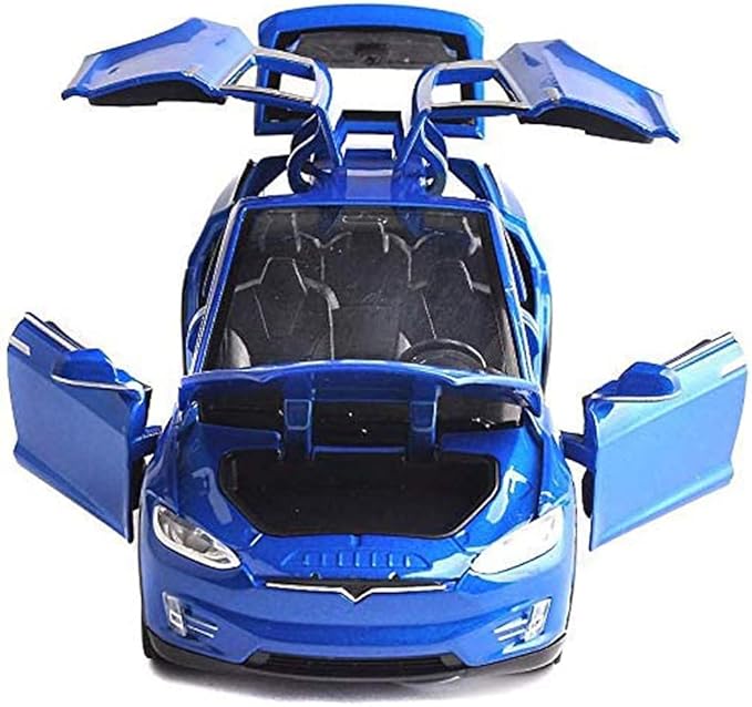1:32 Scale Car Model X90 Alloy 1/32 Diecast Model Car w/Sound & Light Pull Back Model Mini Vehicles Toys for Kids Gift Lovers Collection