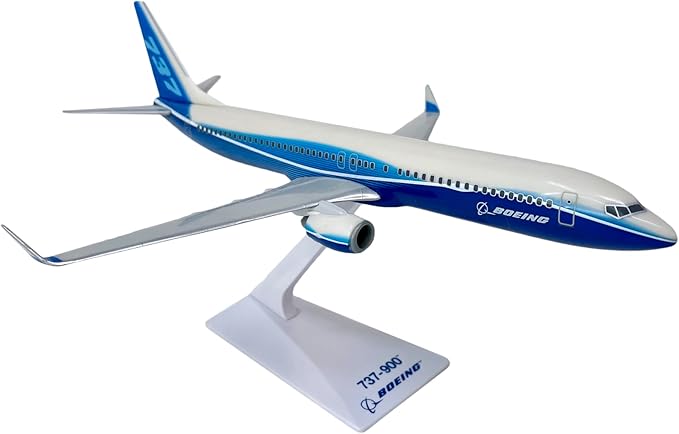 Flight Miniatures Boeing Demo (04-Cur) 737-900w 1:200 Scale - Plastic Snap-Fit Model Airplane - Collectible Replica of Boeing Demo Airlines Aircraft Part# ABO-73790H-005