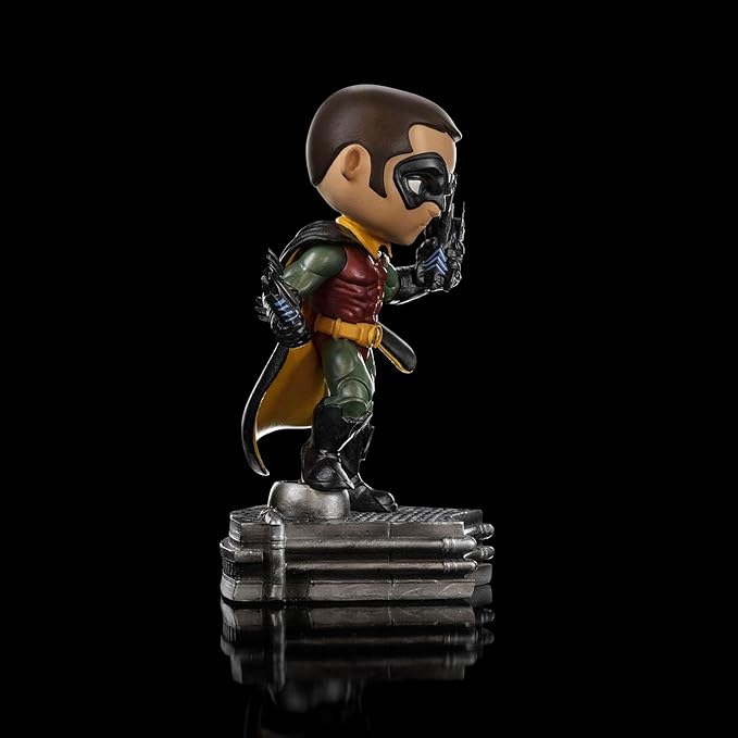 Iron Studios Statue Collectibles PVC Minico Robin - Batman DC Comics 5.7 inches Multicolor