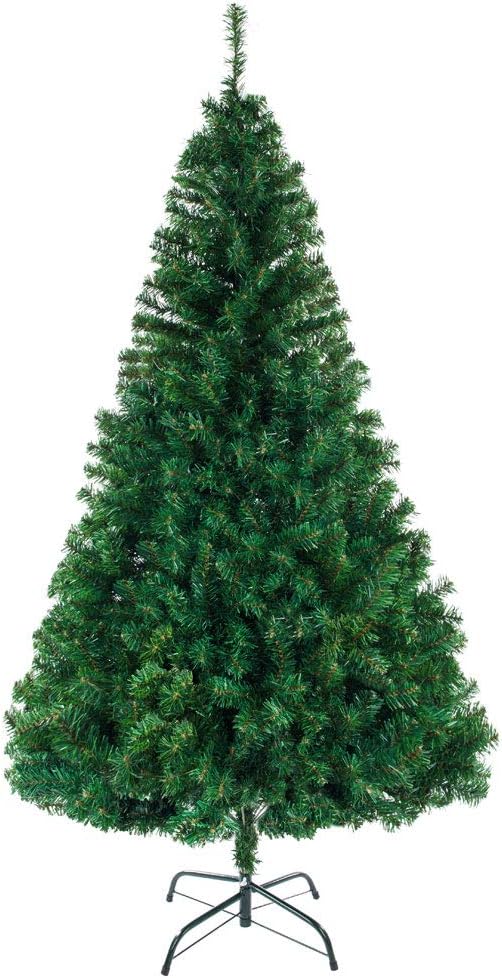 Bonnlo Artificial Christmas Tree, 8ft Large Christmas Tree w/ 1138 Branch Tips, Xmas Entrance Tree Holiday Party Decorations