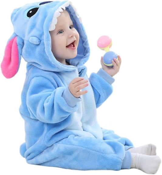 Dream cosplay Unisex Baby Costume,Baby Flannel Animal Halloween Home Clothing