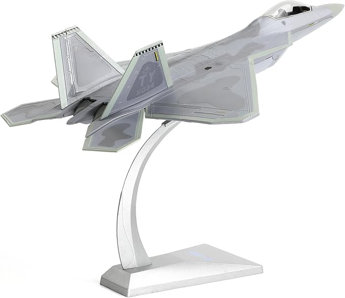 1/72 F-22 Raptor Model Diecast Airplane Fighter Model for Collections and Gift (TY 325 FW)
