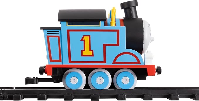 Lionel Mattel Thomas & Friends Battery O Gauge Toy Train Set with Remote, Locomotive, Train Cars, & Track with Authentic Train Sounds, Lights, & Water Vapor Smoke Effects for Kids 4+