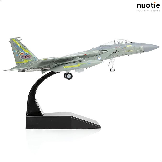 F-15A Eagle Fighter 76-0020 Diecast Metal Aircraft Model with Stand for Adult Military Enthusiast Collection Display or Gift