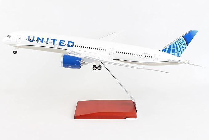 Daron SkyMarks United 787-9 1/100 w/Wood & Gear New Livery SKR9006