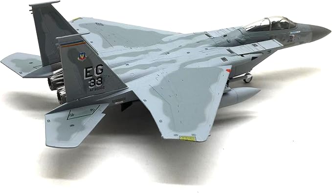 1/100 Scale Model Aircraft F-15 American Eagle Supersonic Fighter Simulation Aircraft Model Fighter Jet Model Airplane