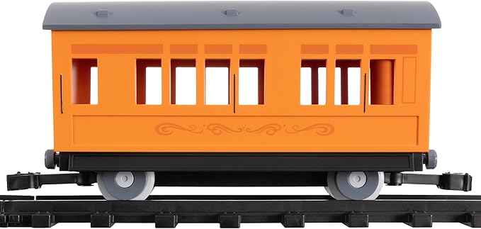 Lionel Mattel Thomas & Friends Battery O Gauge Toy Train Set with Remote, Locomotive, Train Cars, & Track with Authentic Train Sounds, Lights, & Water Vapor Smoke Effects for Kids 4+