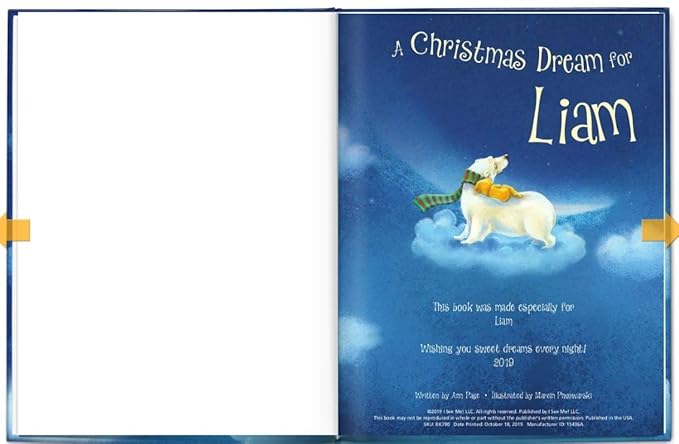 A Christmas Dream for Me - Personalized Children's Story - I See Me! (Hardcover)