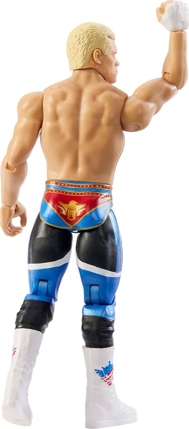 Mattel WWE Cody Rhodes “The American Nightmare” Action Figure, Main Event Series #153 6-inch Collectible with 10 Articulation Points & Life-Like Look