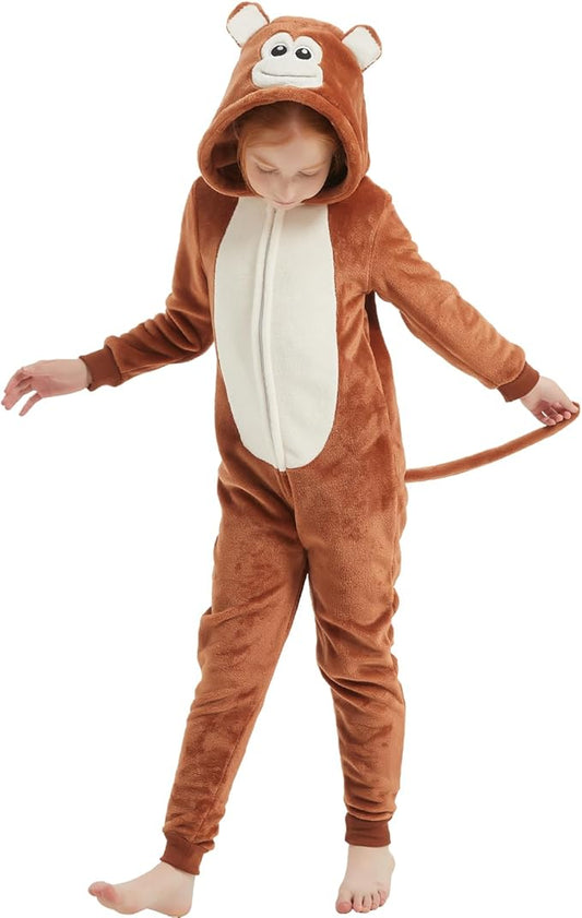 SWEETXIN Unise Kids Jumpsuit Cosplay Onesie One Piece Suit for Girls Boys Halloween Character Costume Dress Up Party