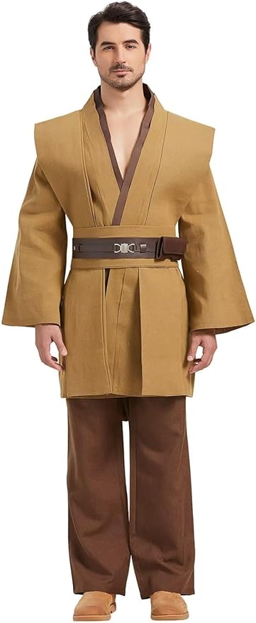 Knight Costume Adult Men's Tunic Hooded Robe Outfits Halloween Cosplay Uniform