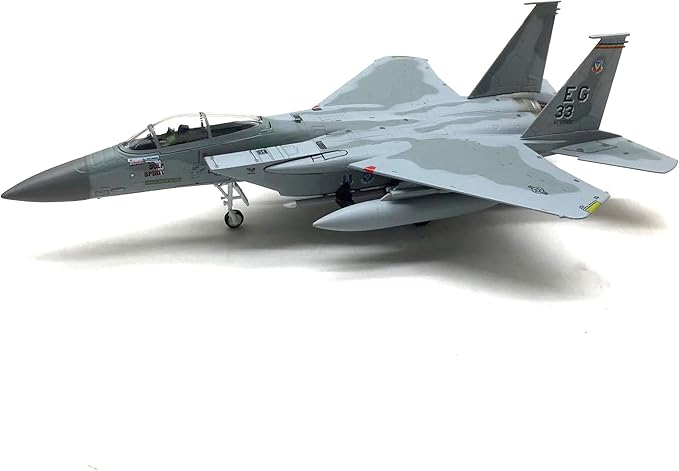 1/100 Scale Model Aircraft F-15 American Eagle Supersonic Fighter Simulation Aircraft Model Fighter Jet Model Airplane