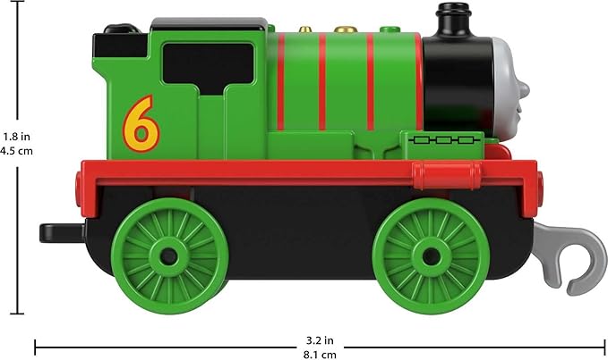 Thomas & Friends Toy Train Set 2-in-1 Transforming Thomas Playset with Track, Diecast Percy & Crane for Preschool Pretend Play Kids Ages 3+ Years