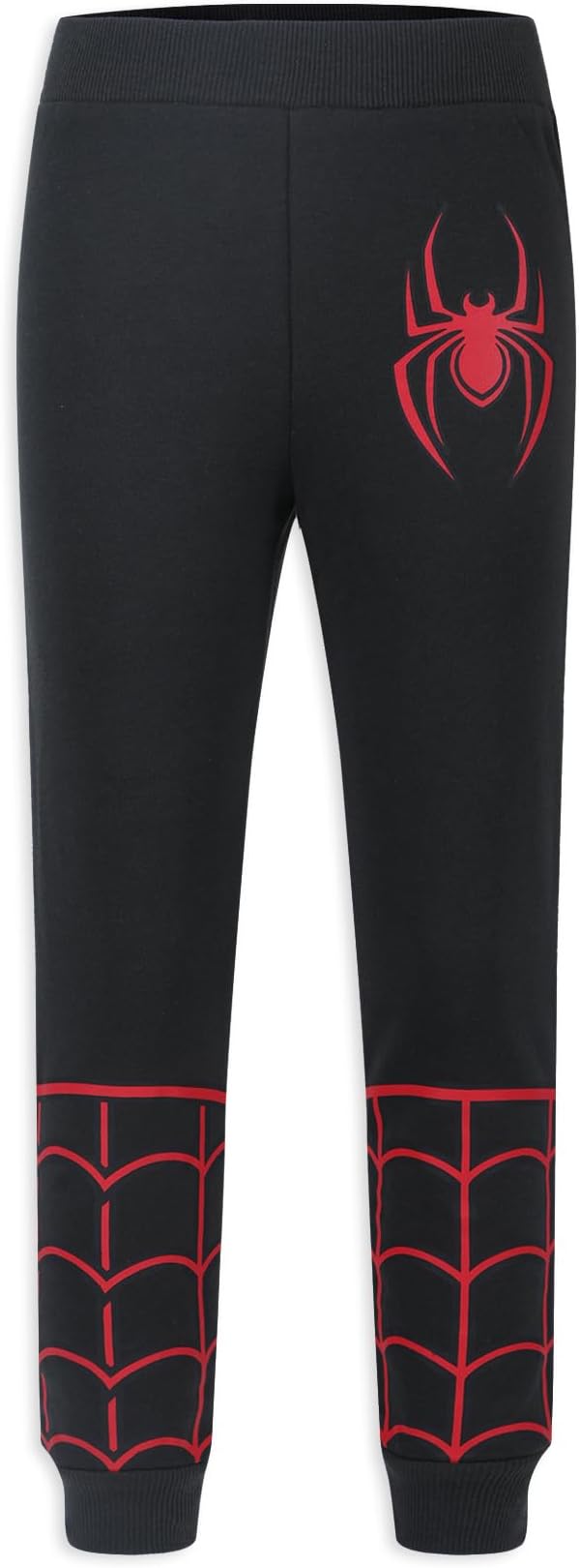 Marvel Spider-Man, Miles Morales, & Venom Boys Zip Up Hooded Sweatshirt and Pants Set for Toddlers and Big Kids – Black/Red