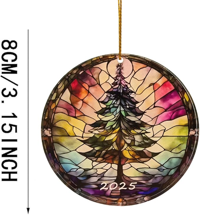 2025 Christmas Tree Ornaments, 2025 Christmas Ornament, Christmas Tree Decorations, Adult White Elephant Gifts, Funny Acrylic Hanging Decorations, Christmas Decor Gift